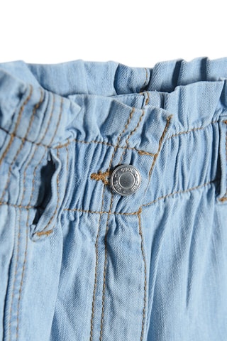 Calções de ganga Azul