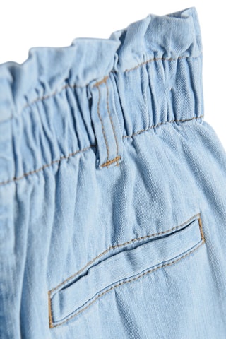 Calções de ganga Azul