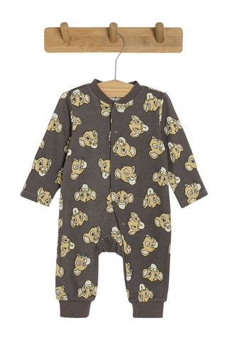 3 babygros Simba O Rei Leão Disney Cinzento-claro e cinzento-escuro