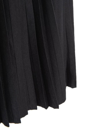 Saia plissada - Preto