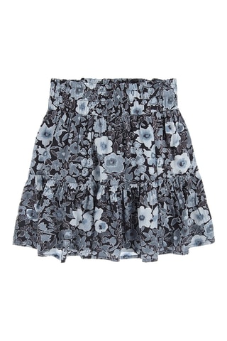 Saia - Preto e azul-celeste