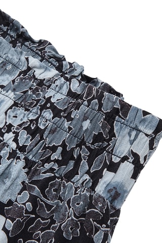 Saia - Preto e azul-celeste