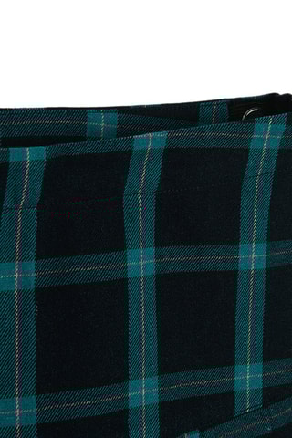 Saia - Preto e turquesa