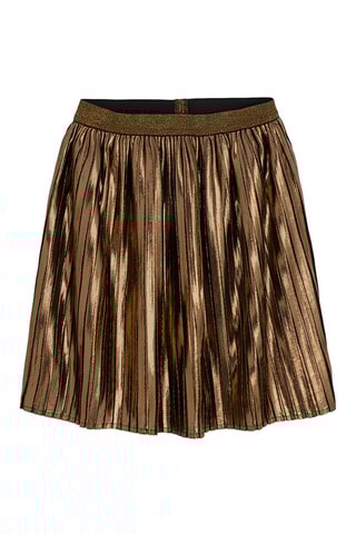 Saia plissada - Dourado