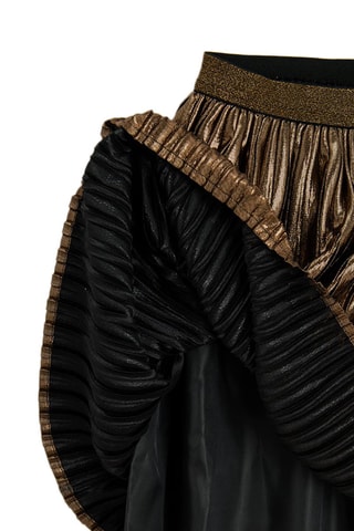 Saia plissada - Dourado