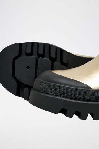 Botines Chelsea - Dorado