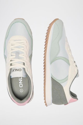 Zapatillas - Celeste y verde claro