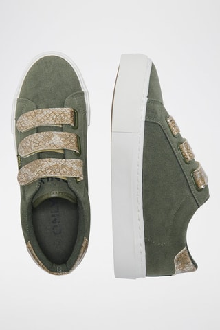 Zapatillas con plataforma - Caqui