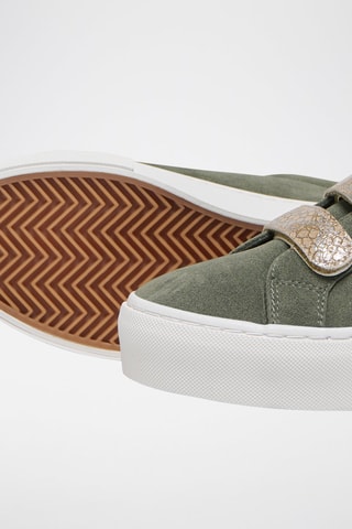 Zapatillas con plataforma - Caqui