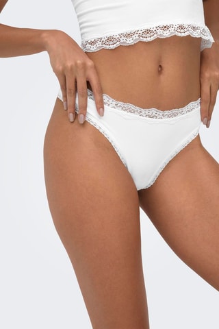 2 bragas brasileñas - Blanco