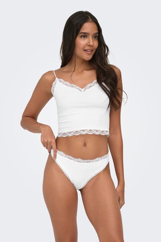 2 bragas brasileñas - Blanco