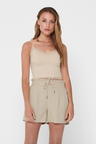 Camiseta de tirantes - Beige