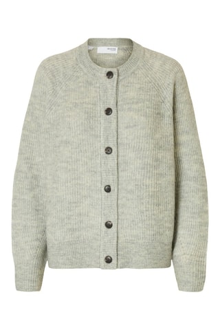 Cárdigan de lana - Gris claro - Selected Women