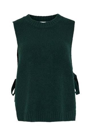 Chaleco regular fit - Verde oscuro - Vila