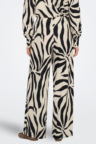 Pantalón loose de tiro alto - Negro