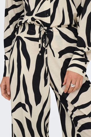 Pantalón loose de tiro alto - Negro