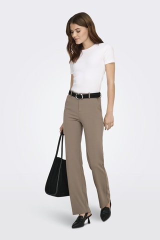 Pantalón recto - Caqui