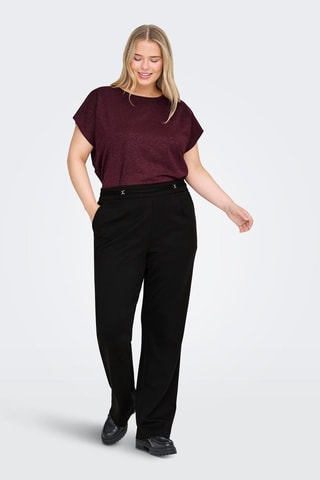 Pantalón wide leg - Negro