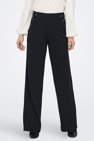 Pantalón regular fit - Negro