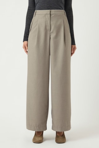 Pantalón de tiro alto - Beige - Yas