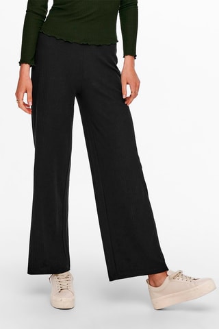 Pantalón wide leg - Negro