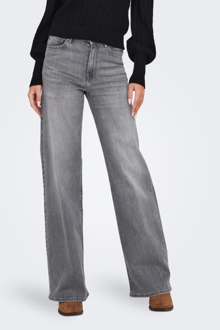 Vaquero de tiro alto de algodón orgánico - Gris