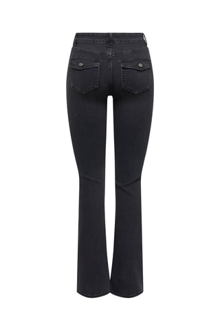 Vaquero flare de algodón orgánico - Antracita