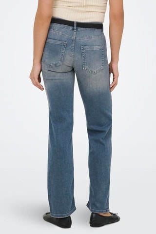 Vaquero recto - Azul grisáceo