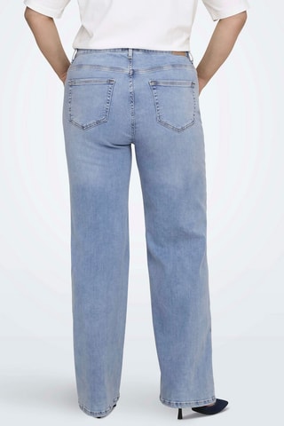 Vaquero wide leg de tiro alto - Azul claro