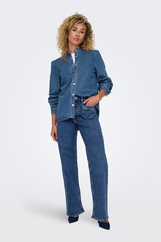 Vaquero wide leg - Azul