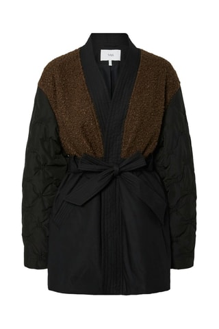 Chaqueta cruzada - Negro - Yas