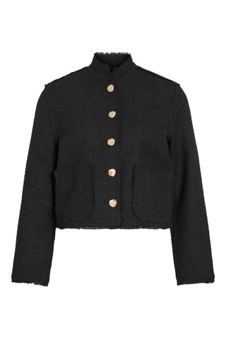 Chaqueta de tweed - Negro - Vila