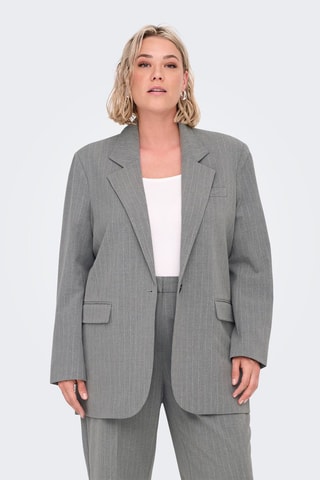 Chaqueta oversize - Gris claro