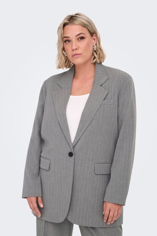 Chaqueta oversize - Gris claro