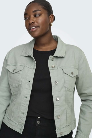 Chaqueta vaquera - Verde agua