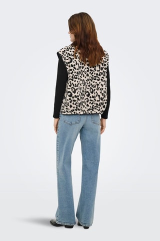 Chaleco reversible - Negro y crudo