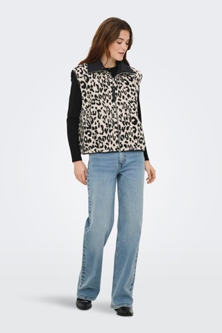 Chaleco reversible - Negro y crudo