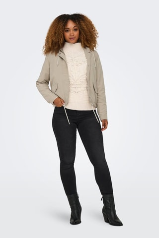 Chaqueta con capucha - Beige