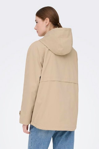Chaqueta con capucha - Beige