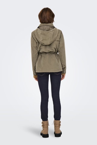 Chaqueta con capucha - Caqui