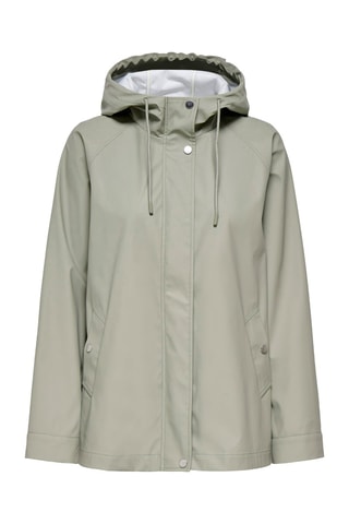 Impermeable con capucha - Verde claro
