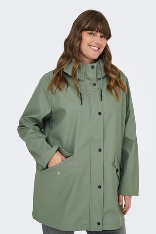 Impermeable con capucha - Verde claro