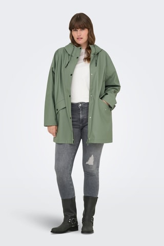 Impermeable con capucha - Verde claro