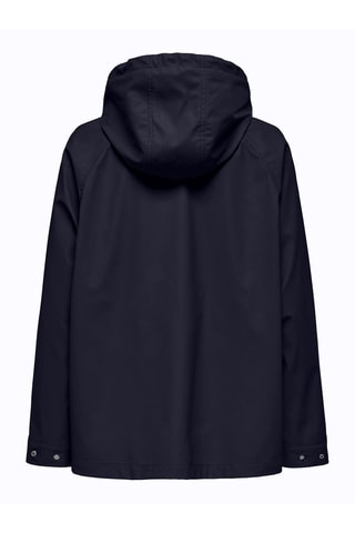 Impermeable con capucha - Azul noche