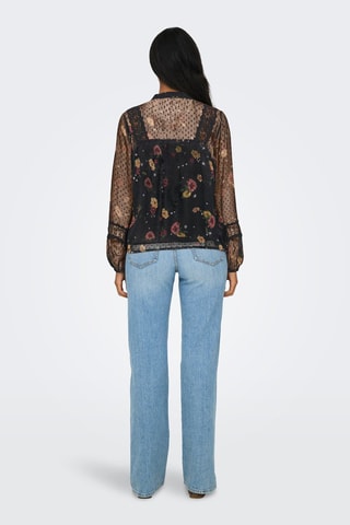 Blusa regular fit - Negro