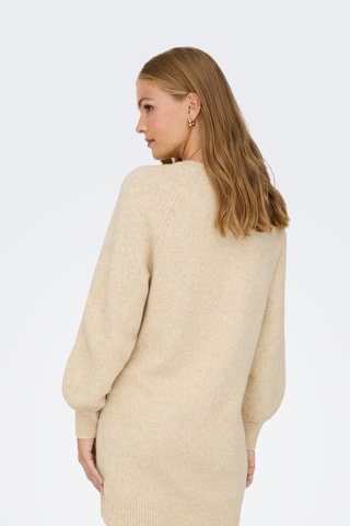 Vestido jersey - Beige