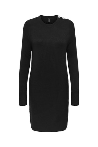 Vestido jersey - Negro