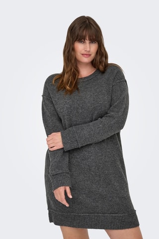 Vestido jersey - Gris jaspeado