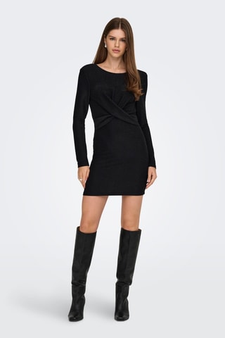 Vestido recto - Negro