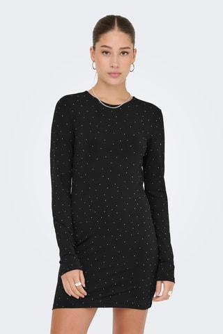 Vestido recto - Negro